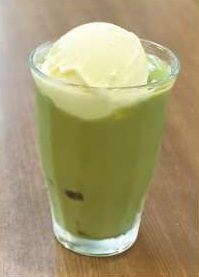 京都辻利　アイス抹茶フロート